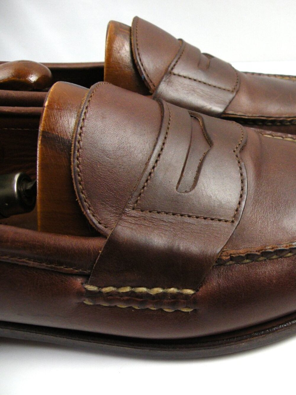 Cole Haan Pinch Maine Classic Penny Loafers Mens 11M Brown Leather Dress Shoes - Picture 6 of 11